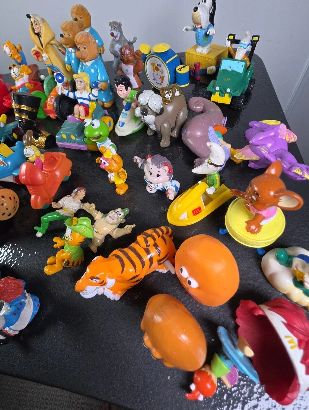 Vintage Fast Food Promotional And Cartoon Character Toys 56 Pieces